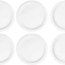serve n style Melamine Round Full Serving Lunch Plate Set (White, 11 Inchs) Dinner Plate-picture-25