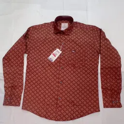 trendy fashionable men shirts Men Regular Fit Printed Spread Collar Casual Shirt-picture-27