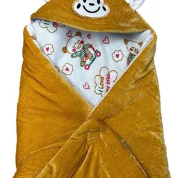 olene New Born Baby Hooded Printed Stitched Comfort and safety Sleeping Bag-picture-14