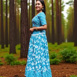 sujas Printed Semi Stitched Lehenga Choli image 5