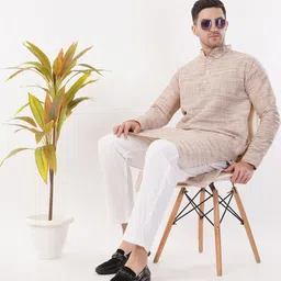 zargnut attire Men Cotton Blend Kurta Pyjama Set-picture-11