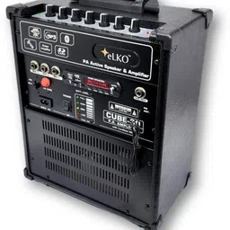 elko ™eLKO™CE-30 P.A. Cube Amplifier| Bluetooth|Guitar|Karaoke| Professional P.A. Amplifier with U.H.F Cordless Mic Indoor, Outdoor PA System image 2