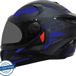steelbird SBH-17 Terminator ISI Certified Full Face Graphic Helmet Motorbike Helmet-picture-22
