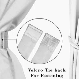 newturn 155 cm (5 ft) Polyester Room Darkening Window Curtain (Pack Of 2) image 3