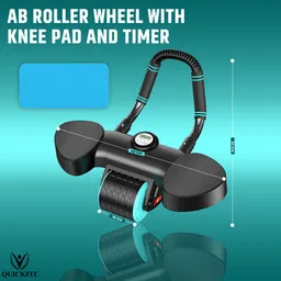 quick fit Automatic Rebound Abdominal Wheel Elbow Support,Core Workout Equipment for Ab Exerciser image 3