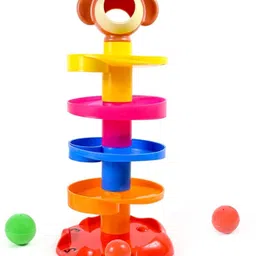 voxel Ball Drop and Roll Swirling TowerV012-picture-15