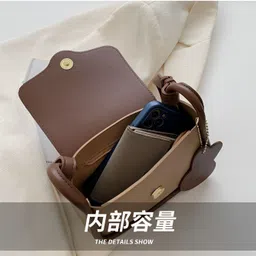 haveglam Beige Women Tote Trendy sling bags image 4