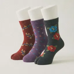 naosucura Women Woven Mid-Calf/Crew image 1