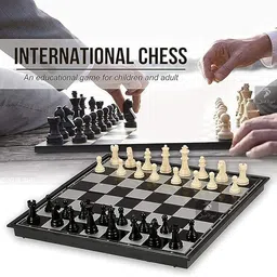 geekykidz Magnetic Chess 10 cm Chess Board image 5