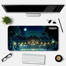 Eshaaver Anime Scenic Gaming Mouse Pad – Large, Non-Slip, Smooth Surface for Desk & PC Non Slip Base Mousepad-image-93