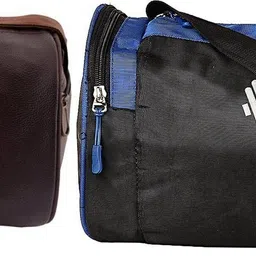 rocketsale 20 L Gym Duffel Bag - DB_Leatherite Fitness Gym Bag/Duffel Bag/Travel Bag/Sports Bag/Travel kit - Brown, Purple-picture-31