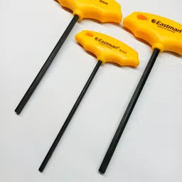 4mech 4mm 5mm 6mm T Type Allen Key Set, Hex Key Wrench Tool Kit for Multipurpose Use Allen Key Set image 4