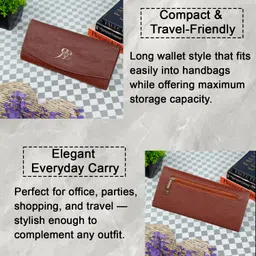 rich born Casual Tan Clutch image 2