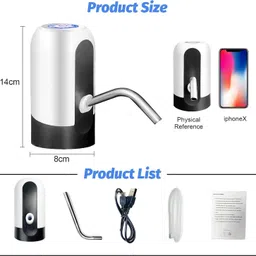 5teknova Automatic Water Dispenser Pump with Rechargeable Battery V17 Bottled Water Dispenser-picture-19