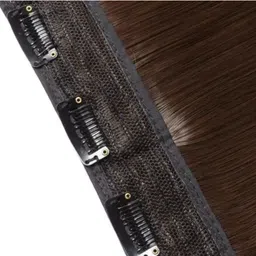 beclassy 5 Clip-in 28 inch Long Natural Brown Straight Extension Hair Extension image 5