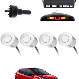 zplus 4White Parking Sensor With LED Display Increased Safety For Car-16 Safety of Passengers/Car One Alarm Kit-1696 Parking Sensor-picture-20