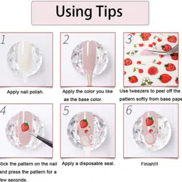 fameza 12 Sheets Butterfly Nail Art Stickers Decals, 3D Self-Adhesive Nail image 5