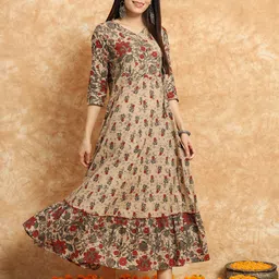 sa rasa Printed Viscose Rayon Stitched Flared/A-line Gown-picture-38
