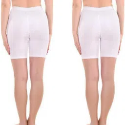 ullas Solid Women Black, Beige Cycling Shorts image 2