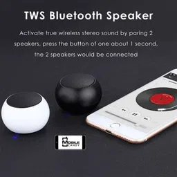MH FORCE Bluetooth Speaker M3 Plus with Mic, Hands-Free Wireless Portable 5W SpeakersT195 5 W Bluetooth Home Theatre image 2