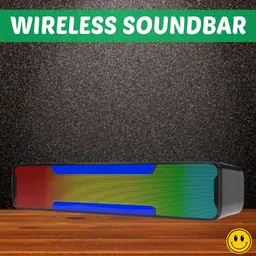 FRONY Megabar (PORTABLE HOME TV SOUNDBAR) Dynamic Thunder Sound With RGB LightB56 20 W Bluetooth Soundbar-picture-23