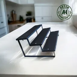 artsn handicraft Dish Drainer Kitchen Rack Spice rack 3 toer Wood image 4