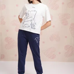 tokyo talkies Tshirt Pant Co-ords Set-picture-24