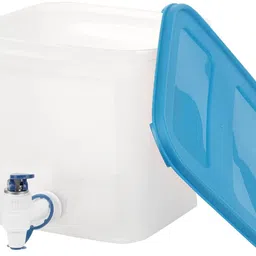 cutting edge Dispenser Jar for Juice, Drink, Water and Beverages With Blue Lid (4.5 Litre) Bottled Water Dispenser image 5