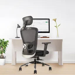 innowin Jazz Legend High Back Ergonomic office chair with 4 way adjustable Headrest Mesh Office Adjustable Arm Chair-picture-26