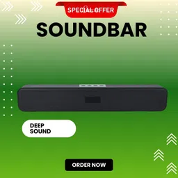 GUGGU 20W Bluetooth Soundbar with 4 Hours Wireless PlayTime Bluetooth Speakerso0441 20 W Bluetooth Soundbar-picture-12