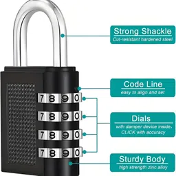 mystore Zinc Alloy Matte Smart Lock image 3