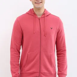 allen solly Men Full Sleeve Solid Hooded Sweatshirt-picture-12