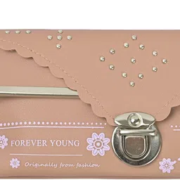 houseofcommon Casual, Formal Peach Clutch-picture-41