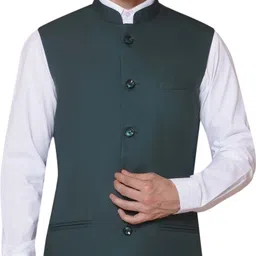 favoroski Solid Men Waistcoat-picture-13