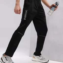 hrx by hrithik roshan Men Solid Black Track Pants-picture-19