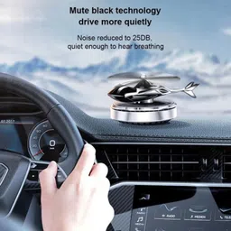 emperor king Car Dashboard Halicopter Solor Perfume Portable Car Air Purifier image 3