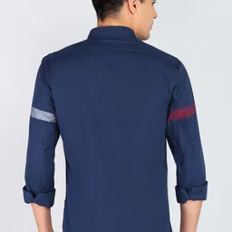 peter england Men Regular Fit Striped Casual Shirt image 4