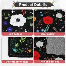 rrcrafts 51 cm X 150 Velvet Carpet image 5