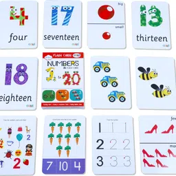 kyds play Combo - Alphabets + Numbers + Colours & Shapes, Wipe & Clean Activity Flash Cards image 4