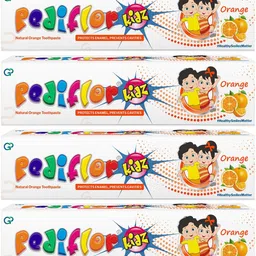 pediflor Natural Orange Combo Anticavity Kids Toothpaste-picture-20