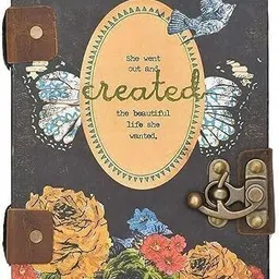 nizam handiicraft Creative Hand Crafted A5 Notebook UNRULED 200 Pages-picture-26