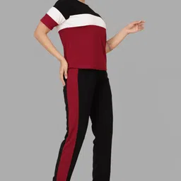 jk creation Colorblock Women Track Suit image 3