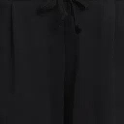 alan jones Women Relaxed Black Cotton Blend Trousers image 5