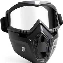 nizix Face Mask for Bikers Goggle Mask UV Protective Windproof Eyewear with Detachable Mouth Filter Unisex Blowtorch Safety Goggle-picture-10