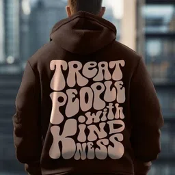 veirdo Men Full Sleeve Graphic Print Hooded Sweatshirt image 1