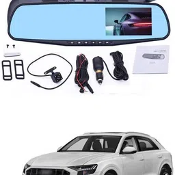 lovmoto Universal For Car Dual Lens Dvr Dash Camera 4.3inch Rearview Mirror For Q-8 Universal For Car Dual Lens Dvr Dash Camera 4.3inch Rearview Mirror For Q-8 Parking Sensor-picture-14