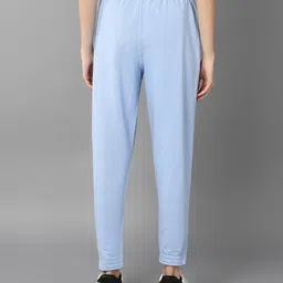 alan jones Women Solid Light Blue Track Pants image 2