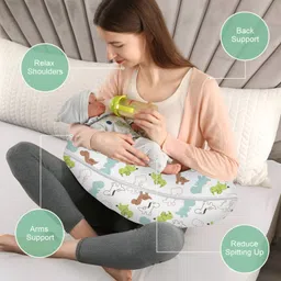 toyafox Baby Feeding Pillow for Newborn | Nursing Support Breastfeeding Pillow image 2