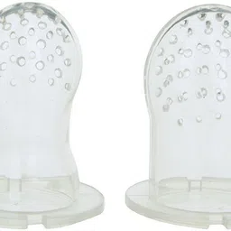manan shopee Baby Pacifier Food Feeder Silicone Fresh Fruit Nibbler Feeding Safe Kids Supplies With Extra Mesh - Silicone image 3