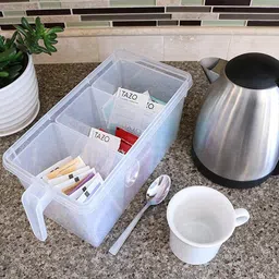 drunna Plastic Fridge Storage Basket Storage Basket image 2